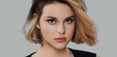 woman with a classic bob haircut